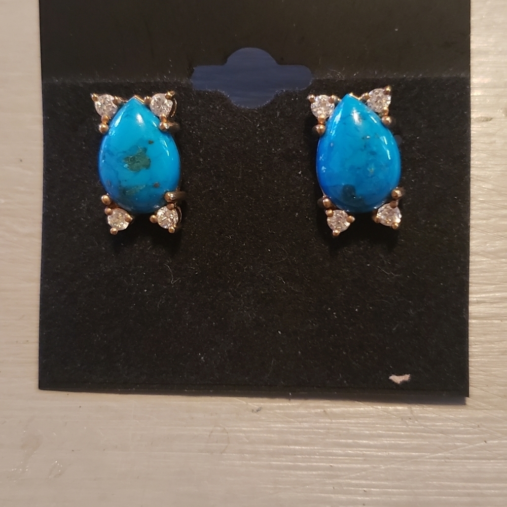 Sterling silver earrings Hp🔥🔥🔥 - Picture 2 of 2